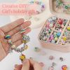 图片 72pcs Fashion Charm Jewelry Colorful Bracelet Making Kit - DIY Craft Beading Set,Gift box packaging, Creative Art and Craft Gift for Birthday, Halloween, Christmas,Party Gift Pack