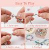 图片 72pcs Fashion Charm Jewelry Colorful Bracelet Making Kit - DIY Craft Beading Set,Gift box packaging, Creative Art and Craft Gift for Birthday, Halloween, Christmas,Party Gift Pack