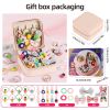 图片 28pcs Cute Pineapple & Carrot Hair Ties for Girls - Resin Cute Hair Accessorie, Perfect for Everyday Play & Casual Wear, Comes with storage box,Birthday Gift,Party Gift Pack,Christmas Gift