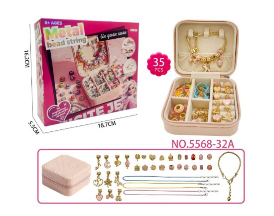 图片 Fashion Charm Jewelry Bracelet Making Kit - DIY Craft Beading Set,