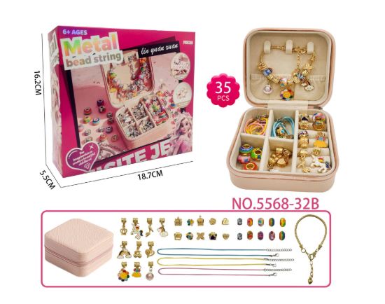 图片 Fashion Charm Jewelry Bracelet Making Kit - DIY Craft Beading Set,